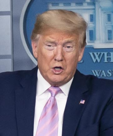 President Trump speaking to reporters outside West Wing Washington 2026