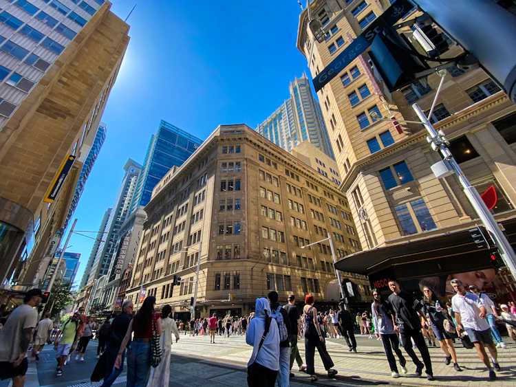 ASX 200 trading floor in Sydney showing market data screens during Middle East crisis 2026